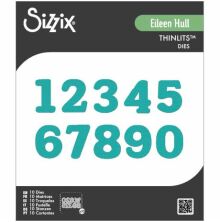 Sizzix Thinlits Die Set - Nora Numbers 667066
