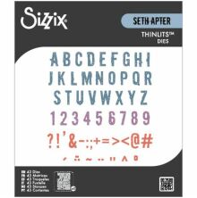 Sizzix Thinlits Die Set by Seth Apter - Typography 667050