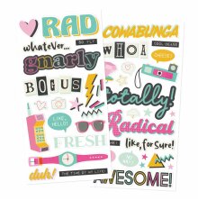 Simple Stories Foam Stickers - Totally 80�s