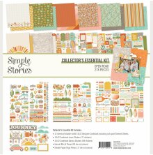 Simple Stories Collectors Essential Kit 12X12 - Open Road