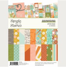 Simple Stories Double-Sided Paper Pad 6X8 - Open Road