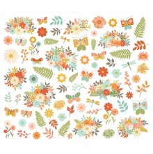 Simple Stories Bits &amp; Pieces Die-Cuts 42/Pkg - Open Road Floral