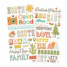 Simple Stories Foam Stickers 60/Pkg - Open Road