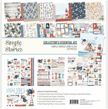 Simple Stories Collectors Essential Kit 12X12 - Simple Vintage Sand &amp; Sea