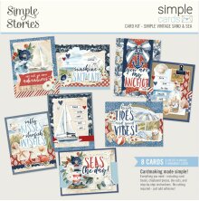Simple Stories Simple Cards Kit - Simple Vintage Sand &amp; Sea