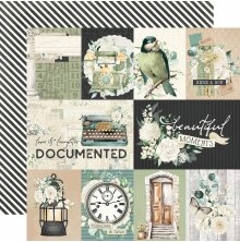 Simple Stories Timeless Harmony Double-Sided Paper 12X12 - 3x4/4x6 Elements