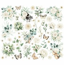 Simple Stories Bits &amp; Pieces Die-Cuts 42/Pkg - Simple Vintage Timeless Harmony F