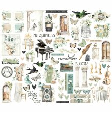 Simple Stories Bits &amp; Pieces Die-Cuts 81/Pkg - Simple Vintage Timeless Harmony I