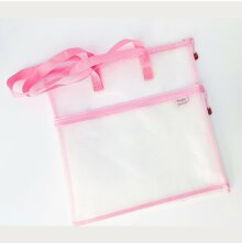 Simple Stories Mesh Craft Bag 16inchX16inch - Pink