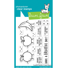 Lawn Fawn Clear Stamps 3X4 - Fruitful Friends LF3429