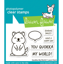 Lawn Fawn Clear Stamps 2X3 - Quokka My World LF3936