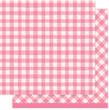Lawn Fawn Giddy for Gingham Paper 12X12 - Picnic Blanket LF4011