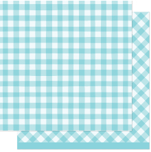 Lawn Fawn Giddy for Gingham Paper 12X12 - Cooler LF4014