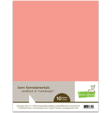 Lawn Fawn Cardstock - Cantaloupe LF4113