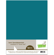 Lawn Fawn Cardstock - Forest Teal LF4115