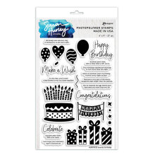 Simon Hurley create. Clear Stamps 6X9 - Snarky Birthday