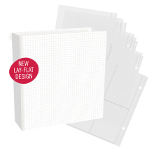 Simple Stories Chipboard Binder 6X8 - Simple Grid 13335