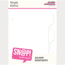 Simple Stories Divider Binder Inserts - 4X6 13332