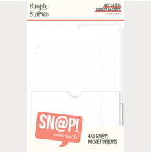 Simple Stories Pocket Binder Inserts - 4X6 13330