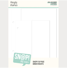 Simple Stories Flip Page Binder Inserts - 4X6/6X8 13329