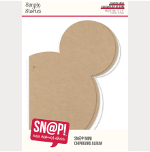 Simple Stories Mini Chipboard Album - Mouse Ear 13325
