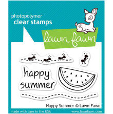 Lawn Fawn Clear Stamps 2X3 - Happy Summer LF396 UTG�ENDE