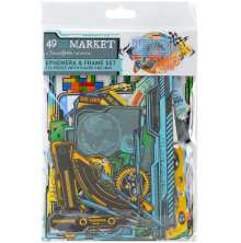 49 And Market Die-Cut Elements - Level Up Foil