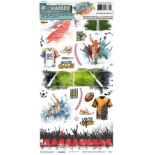 49 And Market Rub-On Transfer Set 6X12 - Level Up Sports