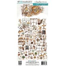 49 And Market Laser Cut Outs - Country Heart Cafe Elements