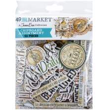 49 And Market Chipboard Set - Country Heart Cafe