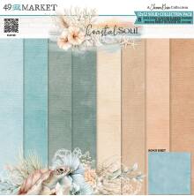 49 And Market Solid Collection Pack 12X12 - Coastal Soul Solids