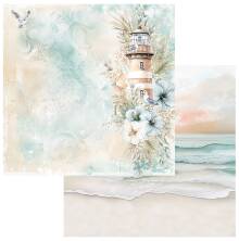 49 And Market Coastal Soul Cardstock 12X12 - Lighthouse Dreams