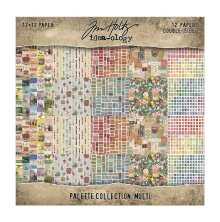 Tim Holtz Idea-ology Double- Sided Cardstock 12X12 - Multi