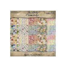 Tim Holtz Idea-ology Double- Sided Cardstock 8X8 - Multi