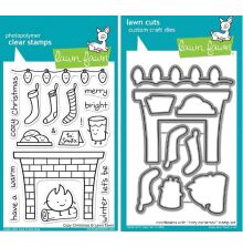 Lawn Fawn Clear Stamp &amp; Die Bundle - Cozy Christmas LF965 UTG�ENDE