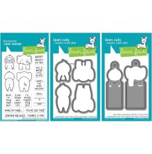 Lawn Fawn Clear Stamp &amp; Die Bundle - Slow Down &amp; Enjoy LF1602 UTG�ENDE