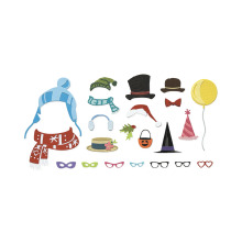 Tim Holtz Sizzix Thinlits Dies - Colorize Mini Accessories 667220