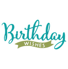 Sizzix Thinlits Dies - Grand Birthday Wishes 667144