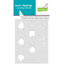 Lawn Fawn Coloring Stencils - Simply Celebrate Squirrels LF3883