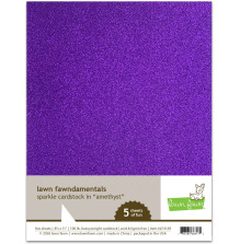 Lawn Fawn Cardstock - Sparkle Amethyst LF4169