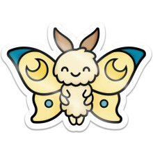 Lawn Fawn Vinyl Sticker - Moth LF4223