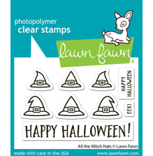 Lawn Fawn Clear Stamps 2X3 - All The Witch Hats LF4200