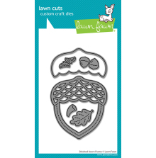 Lawn Fawn Dies - Stitched Acorn Frame LF4210