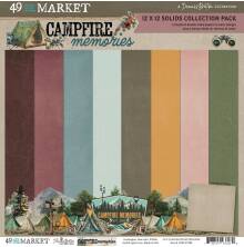 49 And Market Solid Collection Pack 12X12 - Campfire Memories
