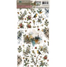 49 And Market Rub-On Transfer Set 6X12 - Campfire Memories Blendable