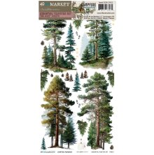 49 And Market Rub-On Transfer Set 6X12 - Campfire Memories Essential