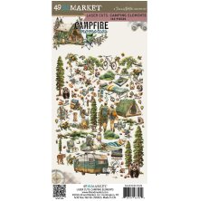 49 And Market Laser Cut Outs - Campfire Memories Elements