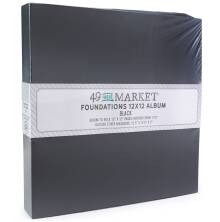 49 And Market Foundations 12x12 Album - Black