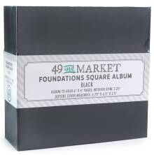 49 And Market Foundations Square Album - Black