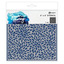 Simon Hurley create. Stencils 6X6 - Painted Petals
